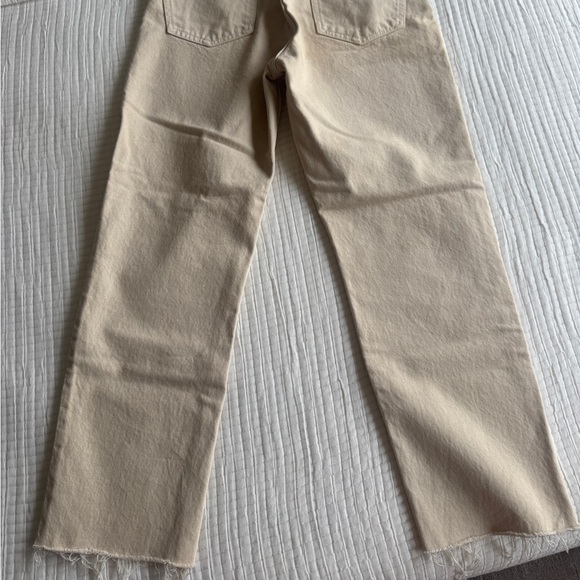 Cream High Rise Jeans - Picture 10 of 11